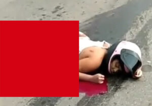 【閲覧注意】車にはねられ数百メートル引きずられたライダーの女の子、とんでもない姿になる・・・