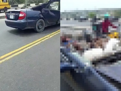 【閲覧注意】車に乗っていた全員が死亡した衝撃の事故映像。どうやったらこうなるんだよ…