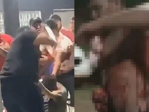 【閲覧注意】深夜のバーで乱闘騒ぎが発生 ⇒ 1人ヤベー奴が混じっていた結果・・・(動画あり)